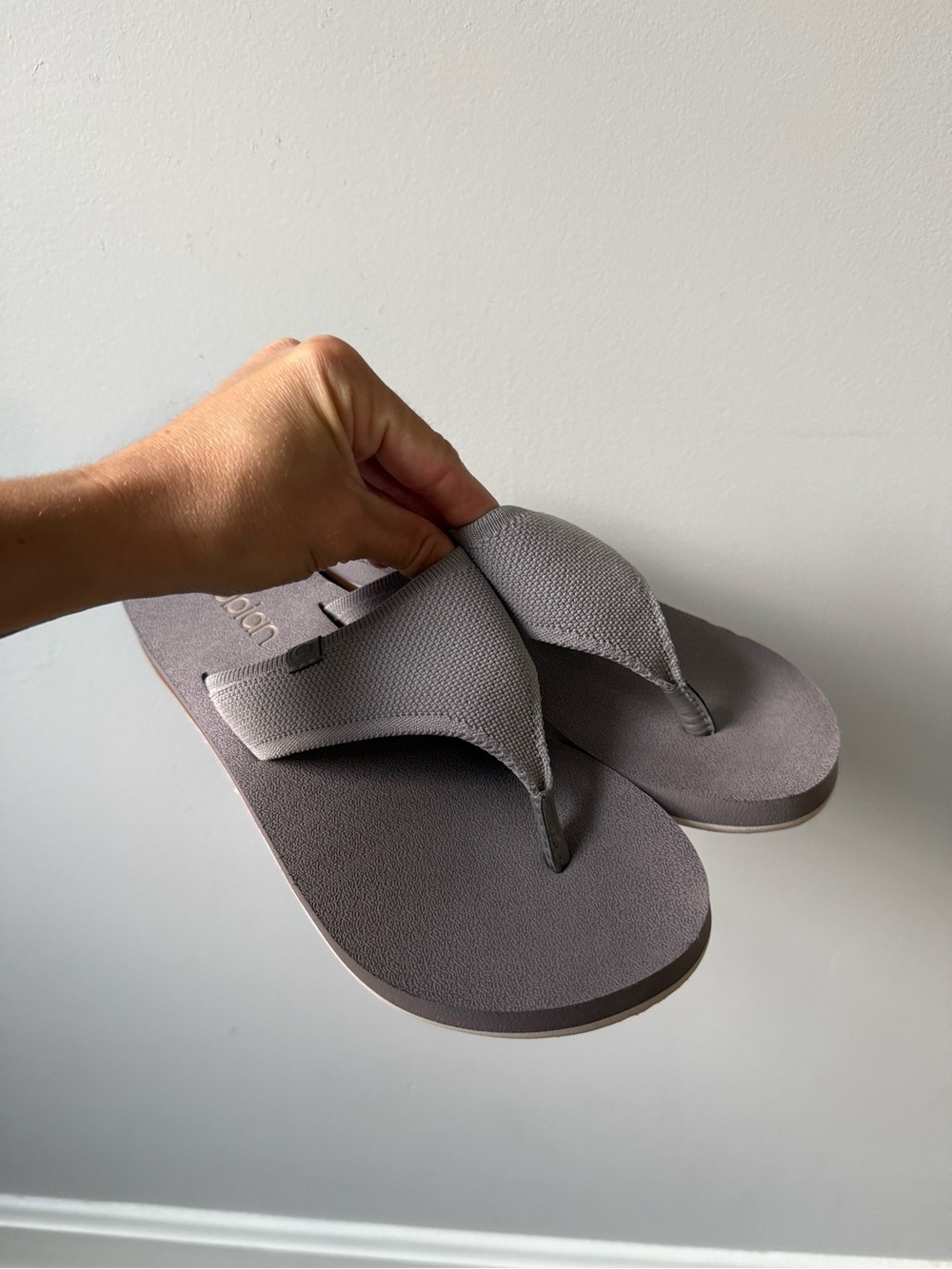 Cobian Bermuda Bounce Zinc Gray Platform Thong Sandals Flip Flops Comfy Size 8 - Picture 7 of 14